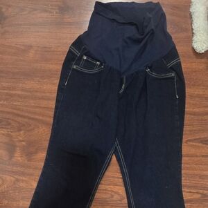 Indigo Blue Women's Straight Leg Jeans - Dark Blue
